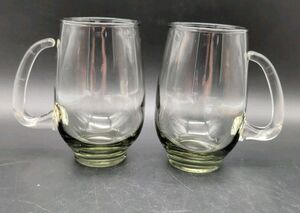Libbey Tempo Smoke Glass Tankard Beer Mug Set of 2 Barware 16oz Mancave Bar